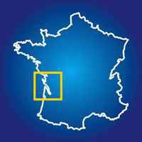 Charente zemelapis