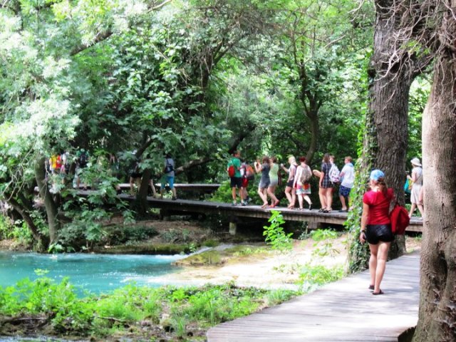 Stovykla Kroatijoje. Žygis į Nacioanlinį Krka parką