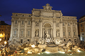 Trevi fontanas (Fontana di Trevi), Roma