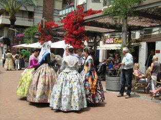 Pasiruošimas šventėms Alikantėje. Ispanija