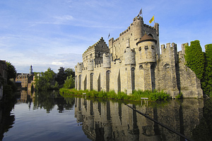 Gravensteen pilis Belgija (Gravensteen Belgium)