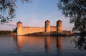 Olavinlinna pilis. Suomija (Olavinlinna Finland)