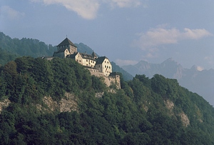 Vaduz pilis. Lichtenšteinas (Vaduz Castle Lichtenstein)