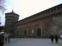 Castello Sforzesco. Milanas, Italija