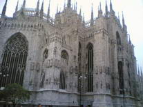 Milano Duomo katedra. Italija