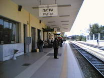 Patras traukinių stoties platforma