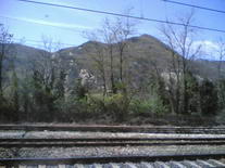 Interrail. Vaizdas pro traukinio langą