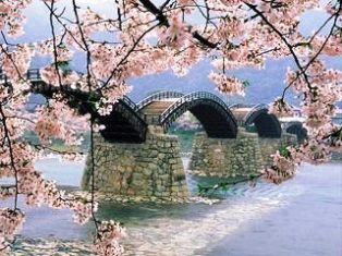 Kintaikyo tiltas, Iwakuni, Japonija