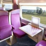 TGV East traukinio vidus