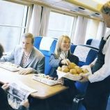 Keliavimas traukiniu pirma klase Švedijoje