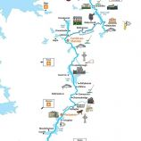 Airija, maršrutai, žemėlapis