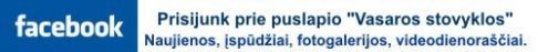 Facebook vasaros stovyklos