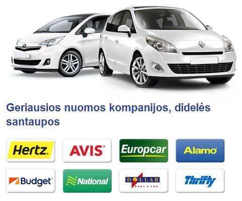 AUTOMOBILIO NUOMA INTERNETU. Mažos kainos, didelis pasirinkimas