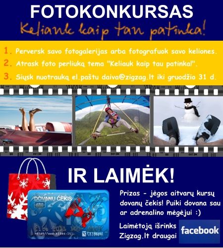 Fotokonkursas "Keliauk kaip tau patinka!"