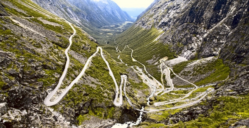 Trolstigeno kelias, Norvegija